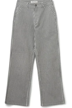 LUCCASW JEANS 1017 Black striped SNOS665
