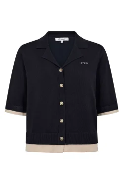 LueCC Crop Cardigan 120Navy 42019