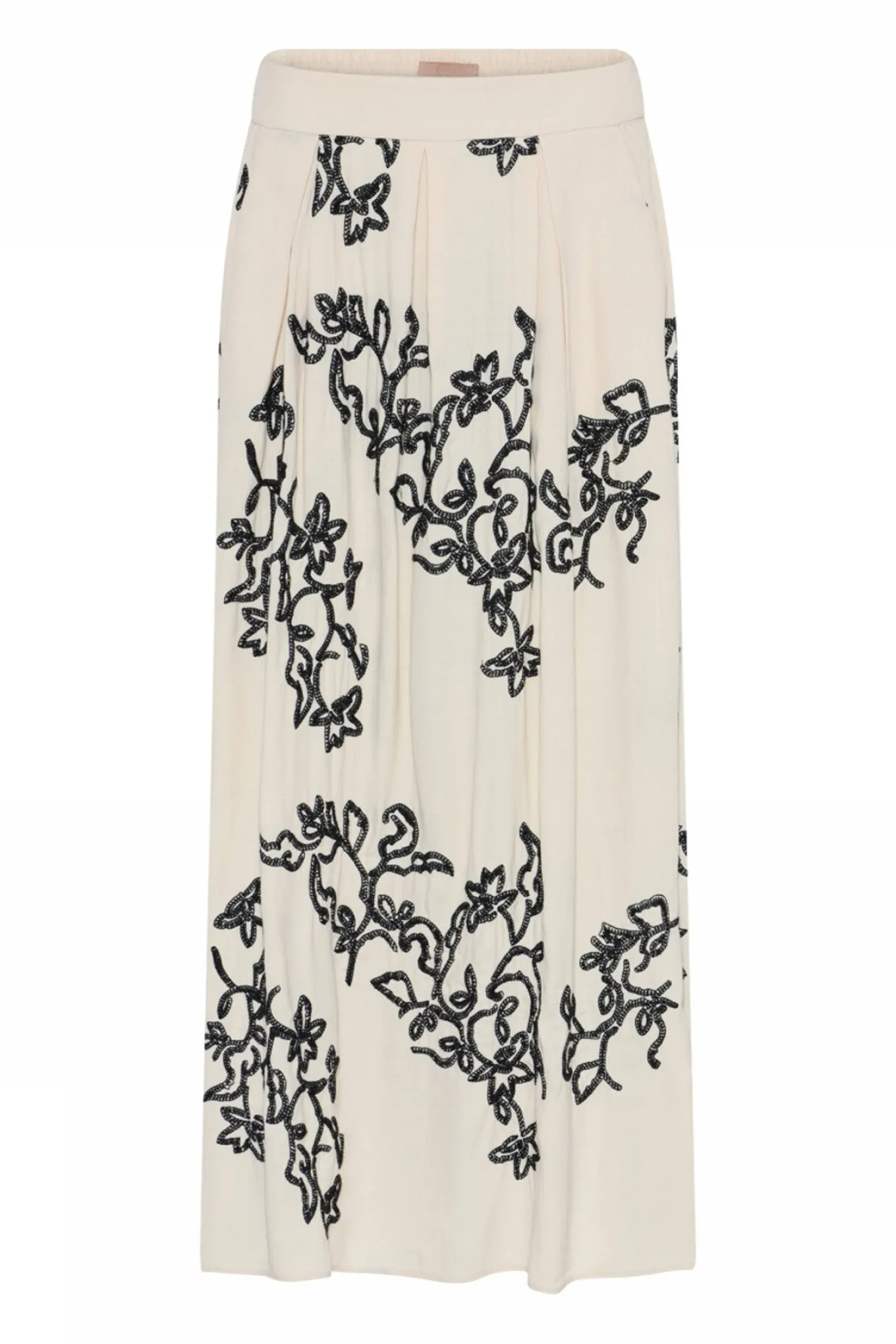 Mabell, long embroidery skirt 1165Sand 56558/7564