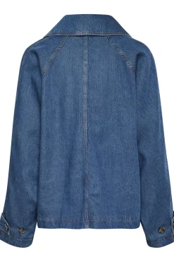 MableIW Minona Short Coat Dark Blue Denim 30110518