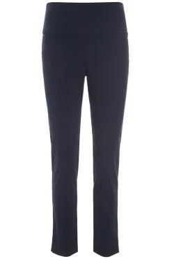 Magic stretch bukser med slids Længde A INDIGO 902910117