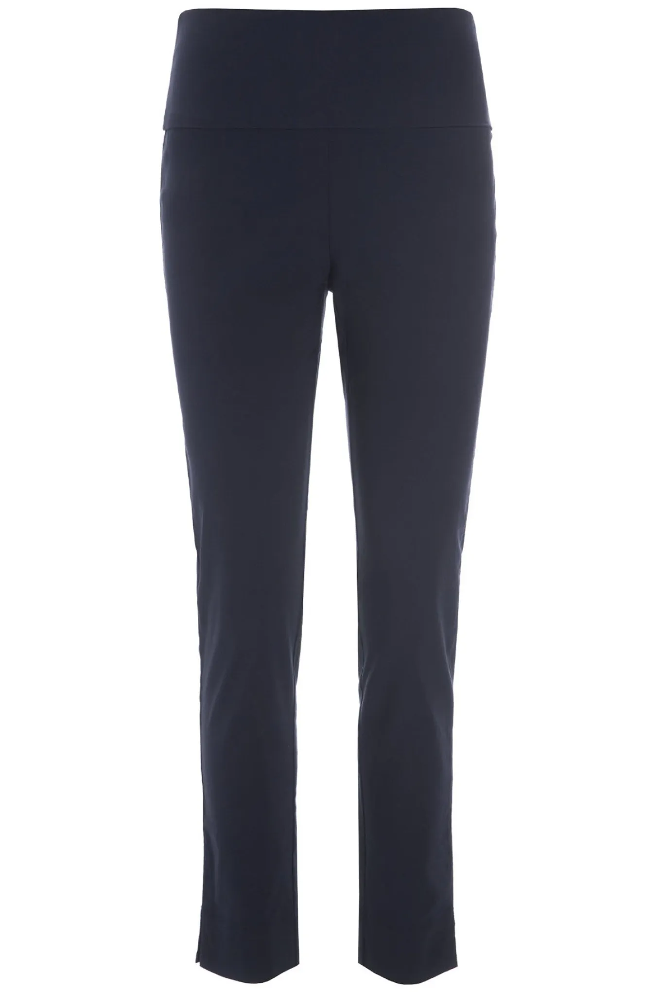 Magic stretch bukser med slids Længde A INDIGO 902910117