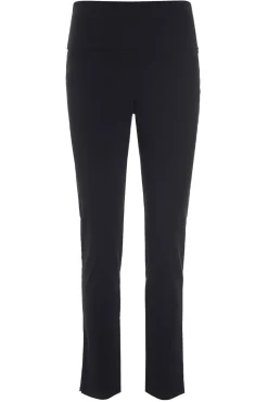Magic stretch bukser med slids Længde B Black 902910119