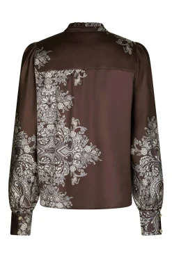 Massima Paisley Border Dark brown 160960