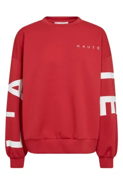Maxi Split Logo Sweat Red HL10413