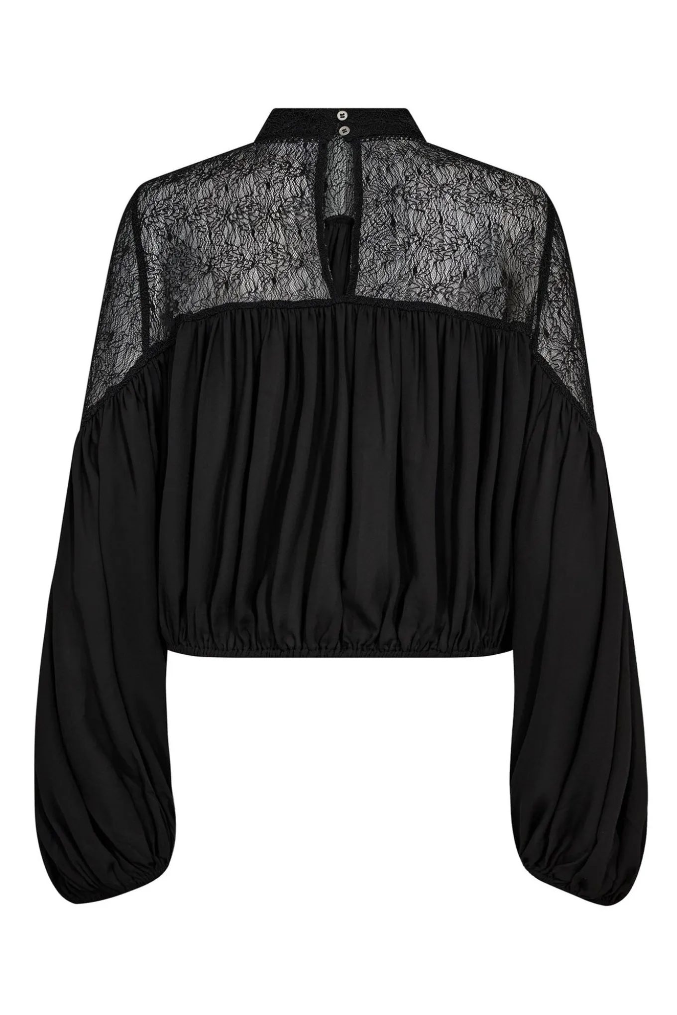 MingoCC Mix Lace Blouse 96Black 35986