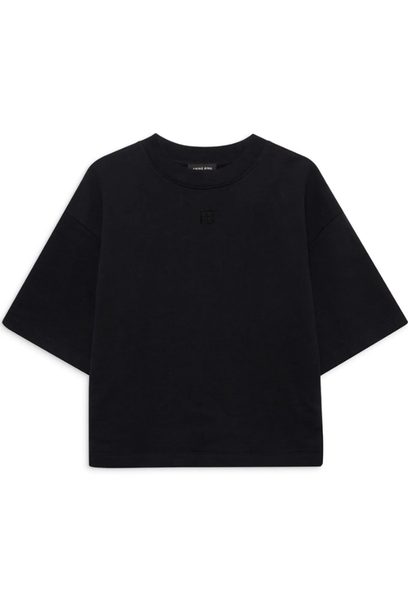 MYERS CROPPED TEE Faded black A0811442