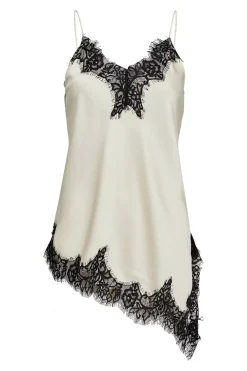 Naomi Asym Contrast Lingerie T Pearl HL10576