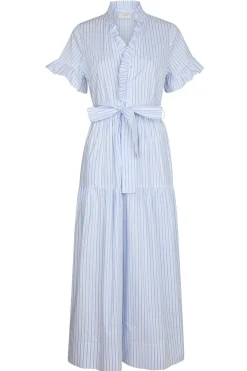 NESSIE STRIPE FALL White / light blue 165936