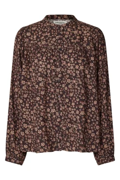 NickyLL Shirt LS 87 Dark Mokka 254441061