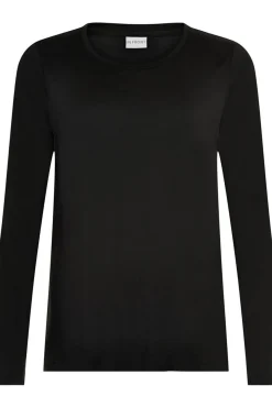 Nina tshirt long sleeve SORT 14556