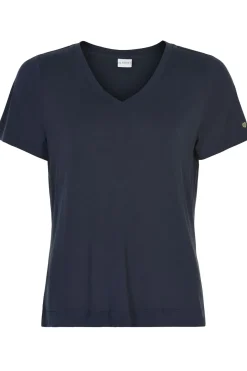 Nina tshirt Vneck Navy 14919
