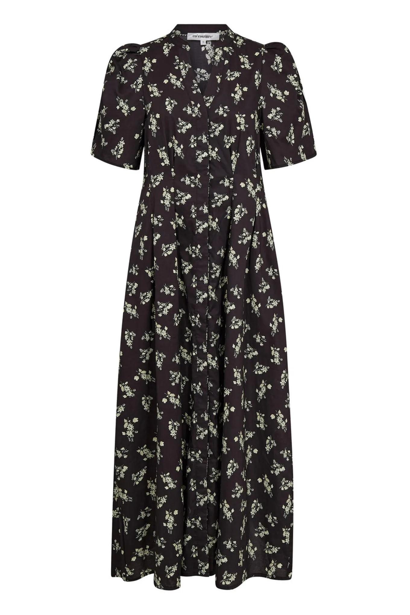 OliviaCC Flower Pleat Dress 96Black 46034