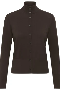 PaulaIW Cardigan Coffee Brown 191419 30111179