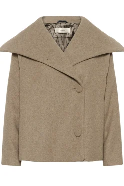PerryIW Short Coat R Sandy Grey Melange 30110807