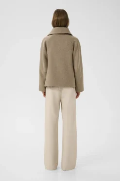 PerryIW Short Coat R Sandy Grey Melange 30110807