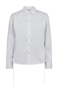 PoppyCC Eyelet Tie Shirt 4000White 35180