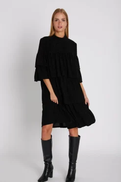 7418RDFBella dress 20 Black RDF638