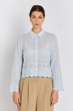 7709RDFJadea shirt 270 Blue stone RDF697