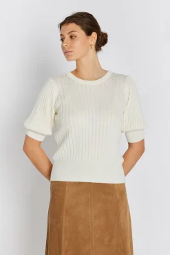 7493RDFSorrelPoi knit 01 White RDF747