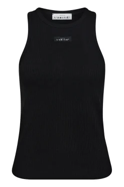Rib Badge Tank Black HL10011