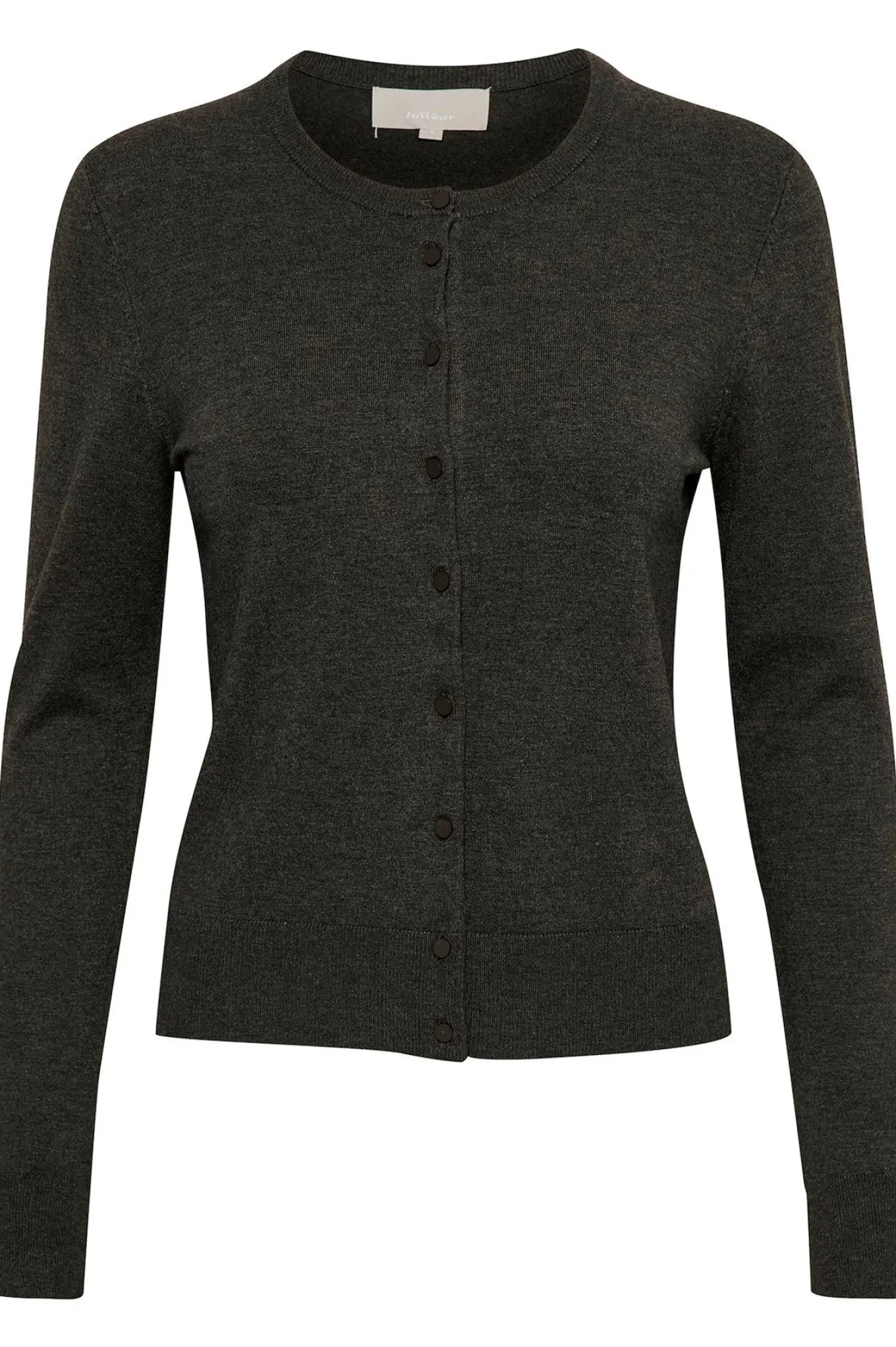 Rita Cardigan Dark grey melange 30100784