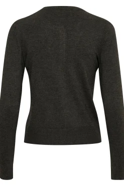 Rita Cardigan Dark grey melange 30100784