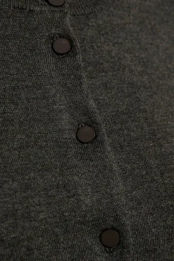 Rita Cardigan Dark grey melange 30100784