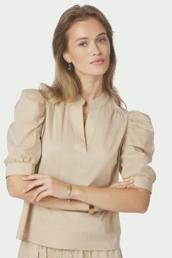 ROELLA POPLIN Dark Sand 164283
