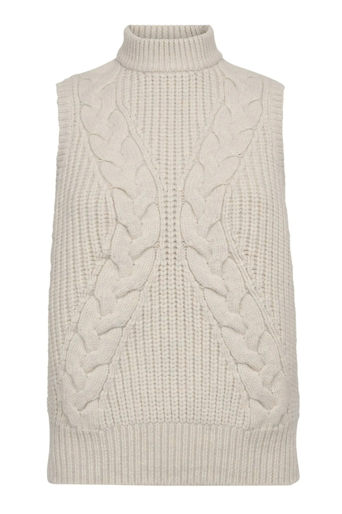 RowCC Cable Knit Top 4021Ivory 32242