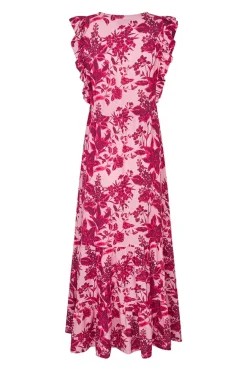 Samoll Midi Dress Sl 51 Pink 261173047