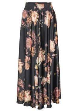 SAVANNAH NEDERDEL Scarf Print, Dark Navy. SAVANNAH