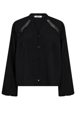ShinaCC Lace VShirt 96Black 35923