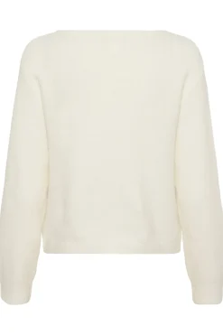 SLAnina VNeck Cardigan Broken White 111001 30408986
