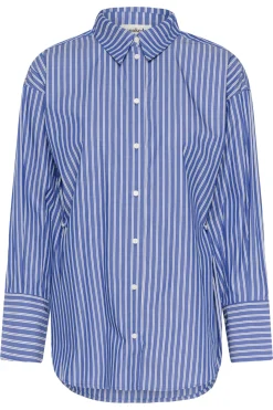 SLCalken Shirt LS Nouvean Navy Stripe 304530 30408906