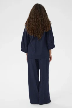 SLChaman Toledo Blouse 3/4 Dark Blue Denim 301728 30408903