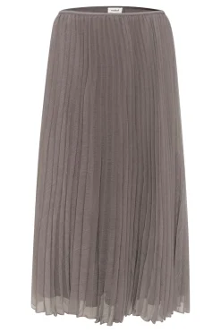 SLEvelina Pliss‚ Skirt DARK GULL GRAY 180403 30408017