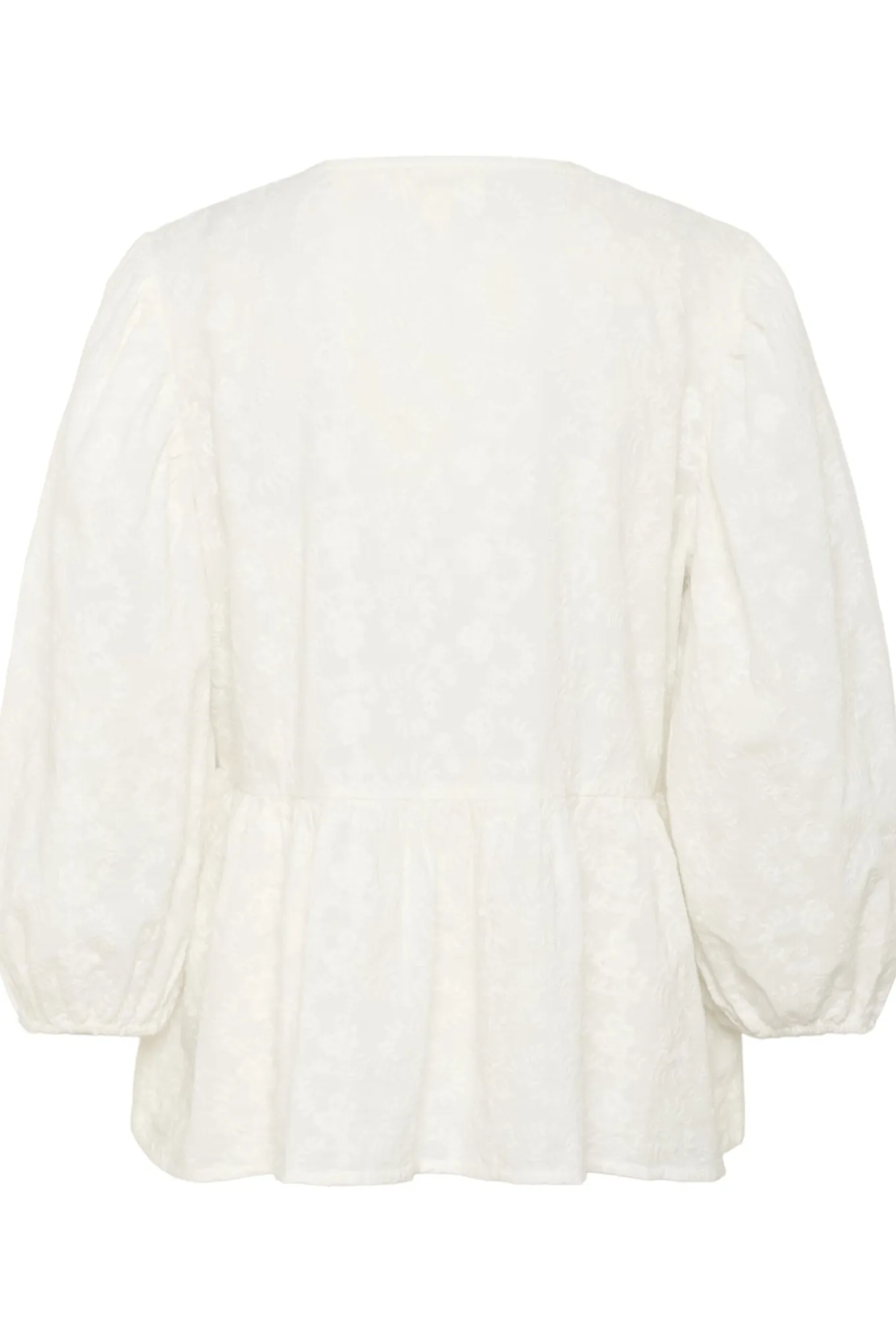 SLIsja Blouse SS Broken White 30408626