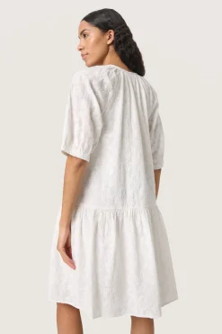 SLIsja Dress SS Broken White 30408673