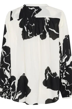 SLJoanne Shirt LS Whisper White Mega Flower 30408321