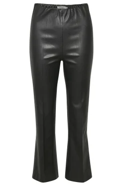 SLKaylee PU Kickflare Pants Black 30404598