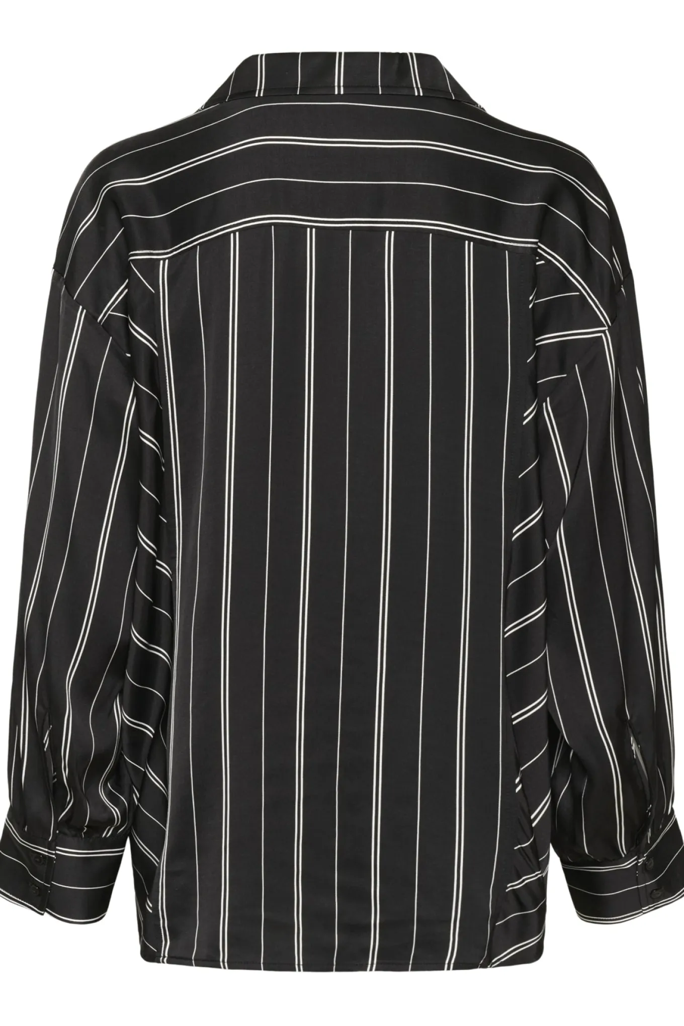 SLMarcela Printed Shirt Black W White Stripes 304533 30408904