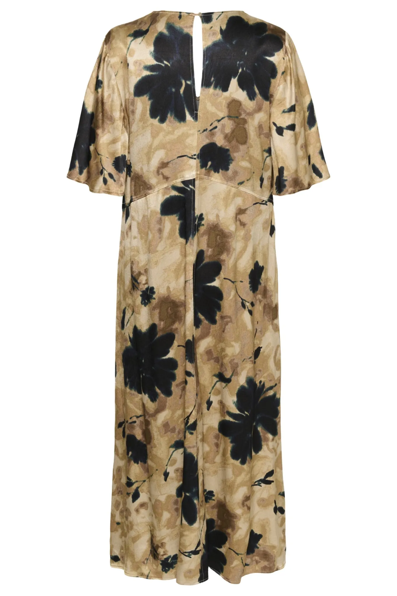SLRiyan Dress Timberwolf Watercolor Print 30408963