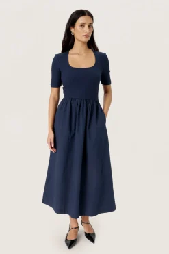 SLSimone Phoebe Dress SS Night Sky 30408550
