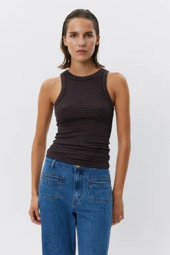 SNOS434 7141 Dark Brown Black striped SNOS434