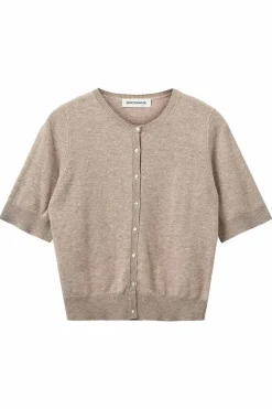 SUNASW CARDIGAN 7071 Brown melange SNOS544