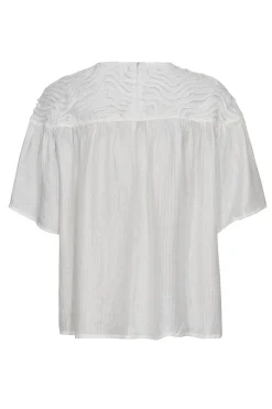 TassyCC Flower SS Blouse 4000White 45072