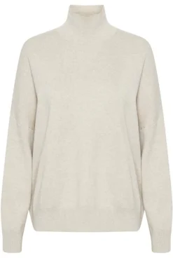 TenleyIW Turtleneck Pullover Simply Taupe Melange 30106490