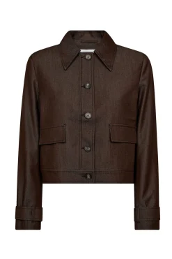 TerryCC Denim Jacket 145Dark Brown 30325