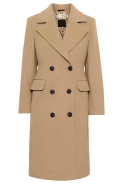 ThoraIW Lapel Coat R Tobacco Brown 30110808
